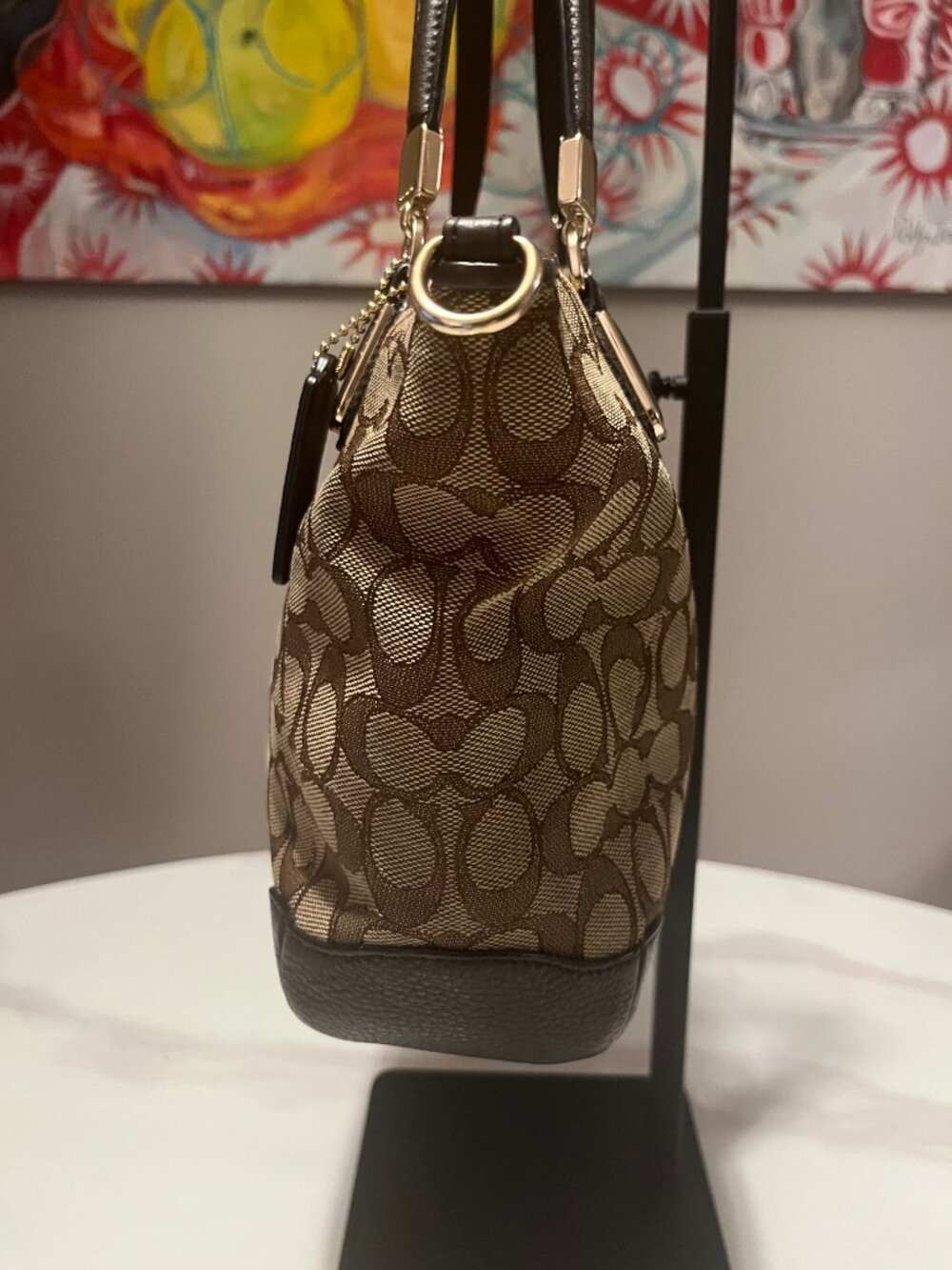 Coach Kelsey Small Signature Satchel F36181 + COA - Picture 4 of 15